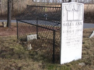 Sara Ann grave in PA. Bob Salerni photo.
