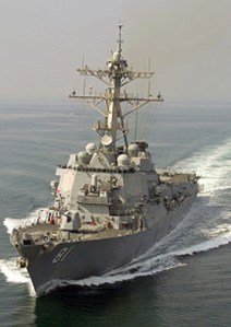 A Tin Can is a destroyer, like the one escorting your carrier, not a metal outhouse.