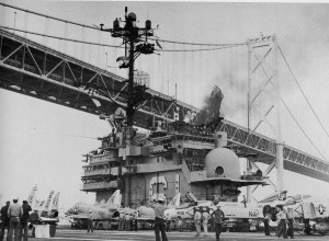 The book was inspired by my time on board the the USS Ranger.