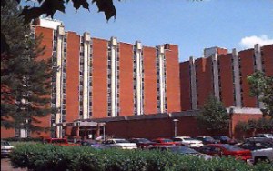 The dorms at Memphis State University (now U of M) where Phillip and Anna meet.