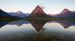 Alpine Glow at Many Glacier Hotel - photo by Jeff Pang