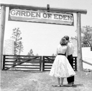 The entrance as it looked in the 11950s - Florida Memory photo