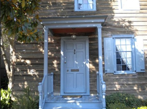 Security paint at Campbell's house.