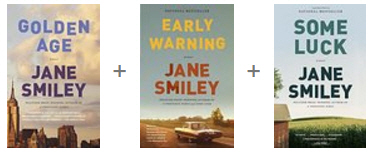 Jane Smiley's "Last Hundred Years Trilogy" takes a family through a century of real and fictional events as the characters age, marry, have children and pass away. New real-life events played off against the characters and helped keep the books interesting.