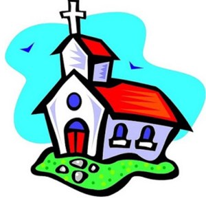 Granny's church as shown in ad in the back of the comic book.